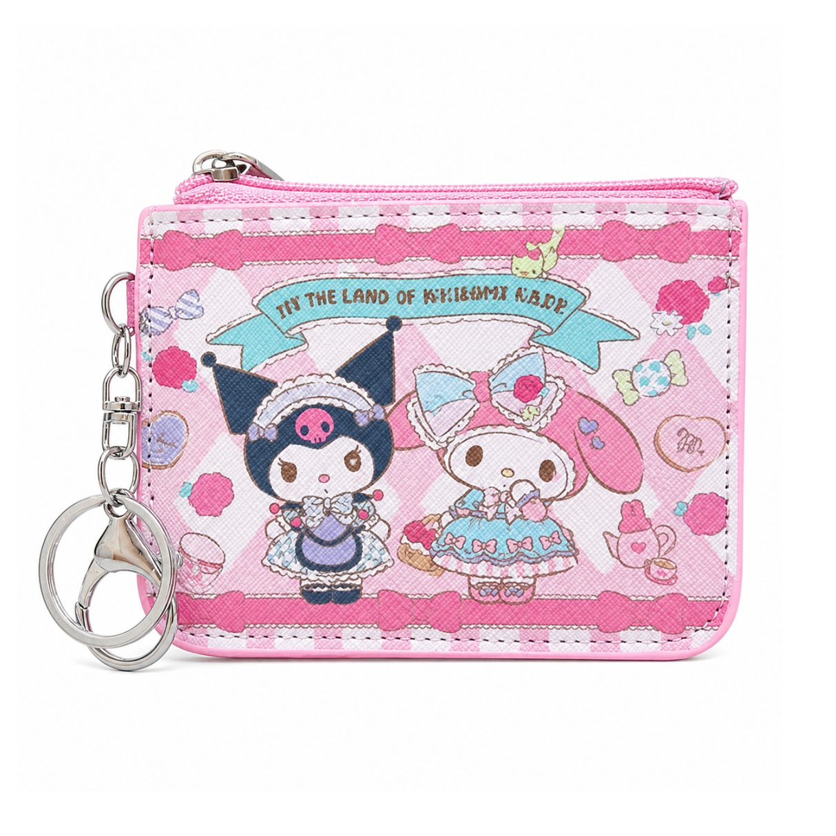 Mini Wallet Portacarnet Kuromi and My Melody