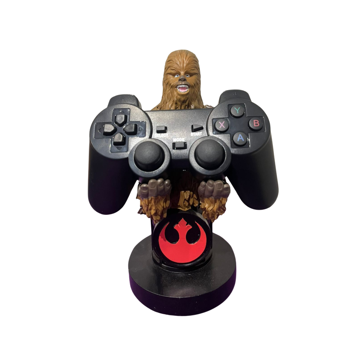 Soporte para Celular y Control Figura Coleccionable Chewbaca (20–23cm) – Organizador de Escritorio Gamer y Geek