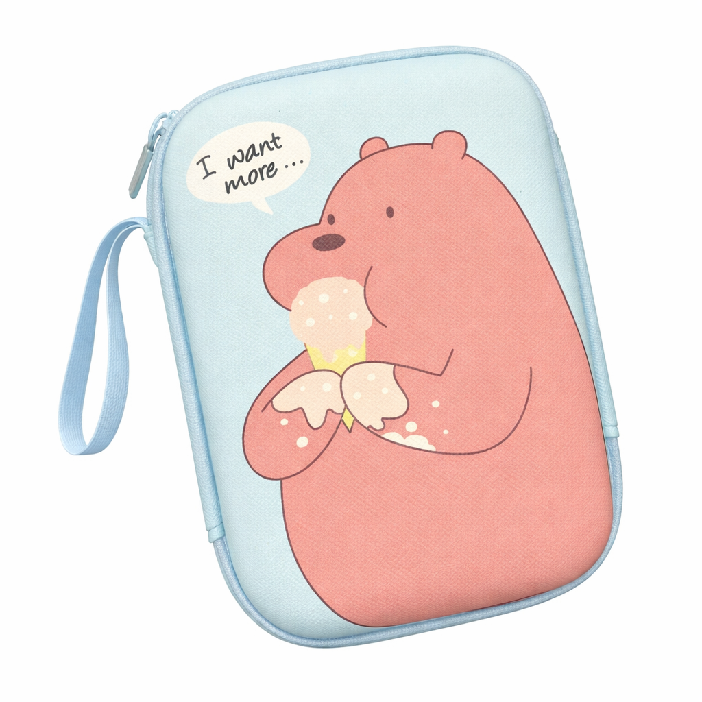 Estuche Temático Pardo  – Organizador Kawaii Multiuso Mediano