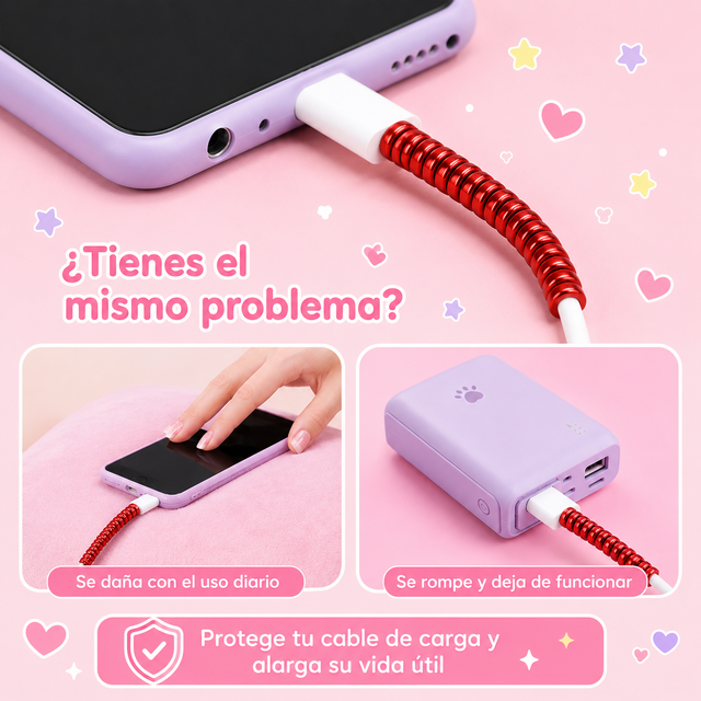 Cable Wrap Azules - Protector para Cables