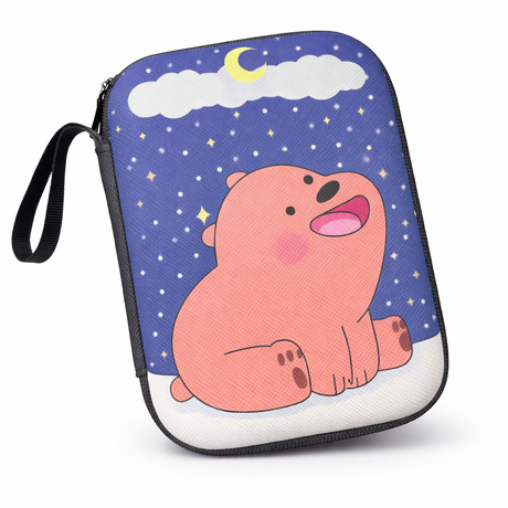Estuche Temático Pardo  – Organizador Kawaii Multiuso Mediano