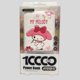 Power Bank Temático My Melody– Cargador Portátil 10,000 mAH, USB/Tipo-C