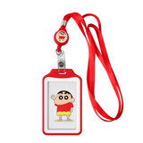 Portacarnet Retráctil con Lanyard Shin-chan