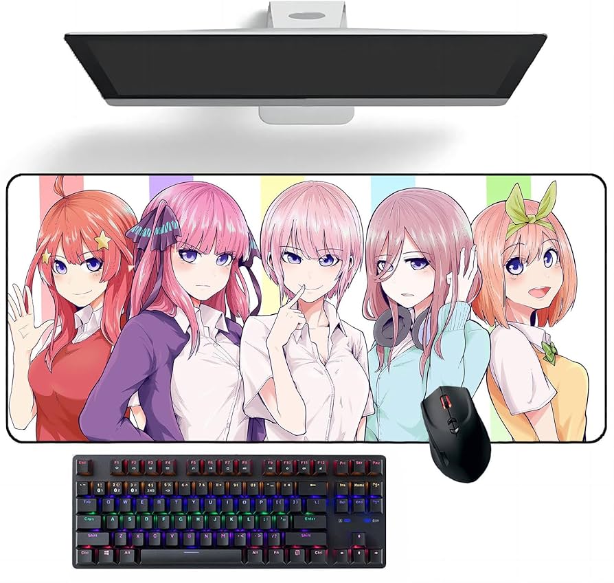 Mousepad Temático Alfombrilla PC Anime The Quintessential Quintuplets – Tamaño XL