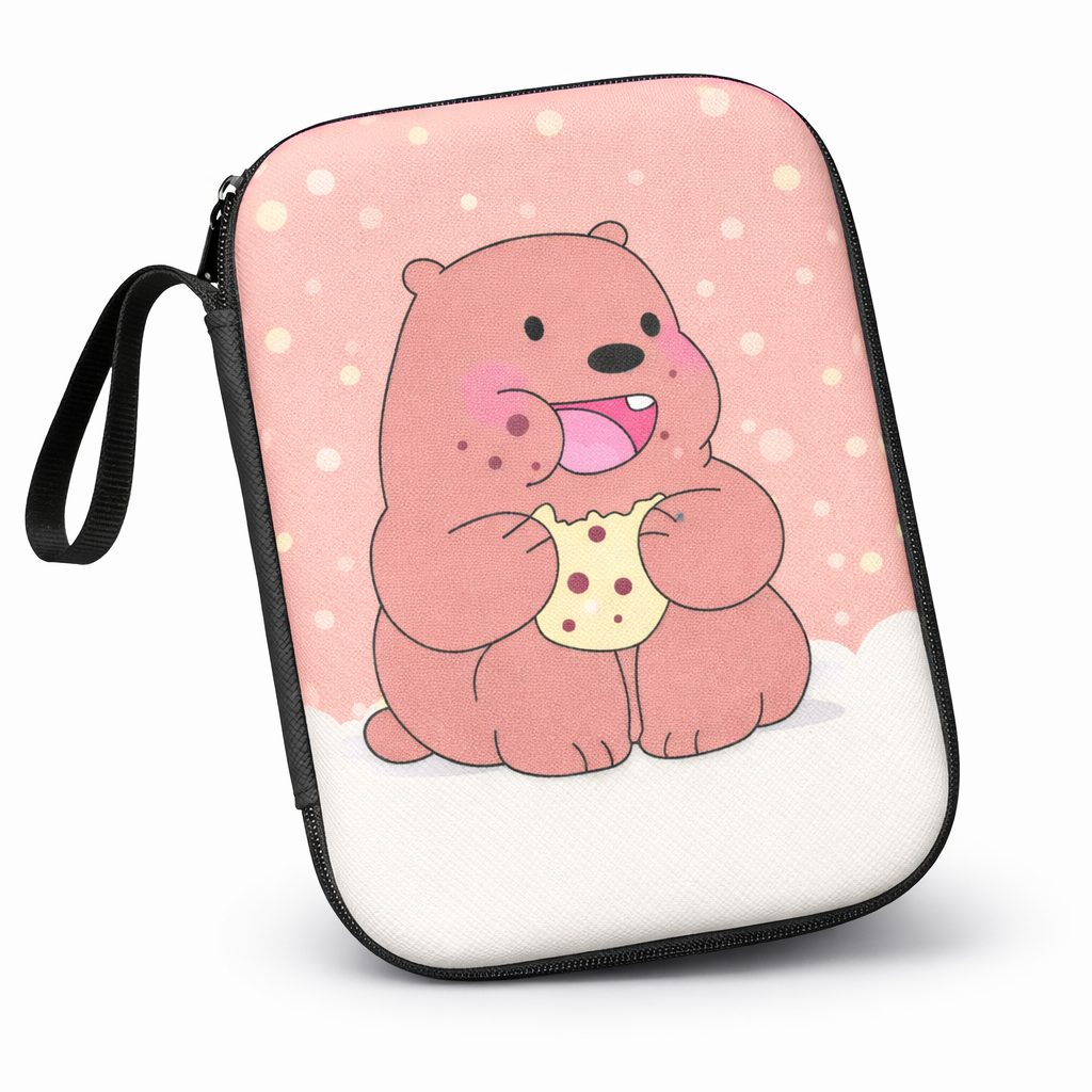 Estuche Temático Pardo  – Organizador Kawaii Multiuso Mediano
