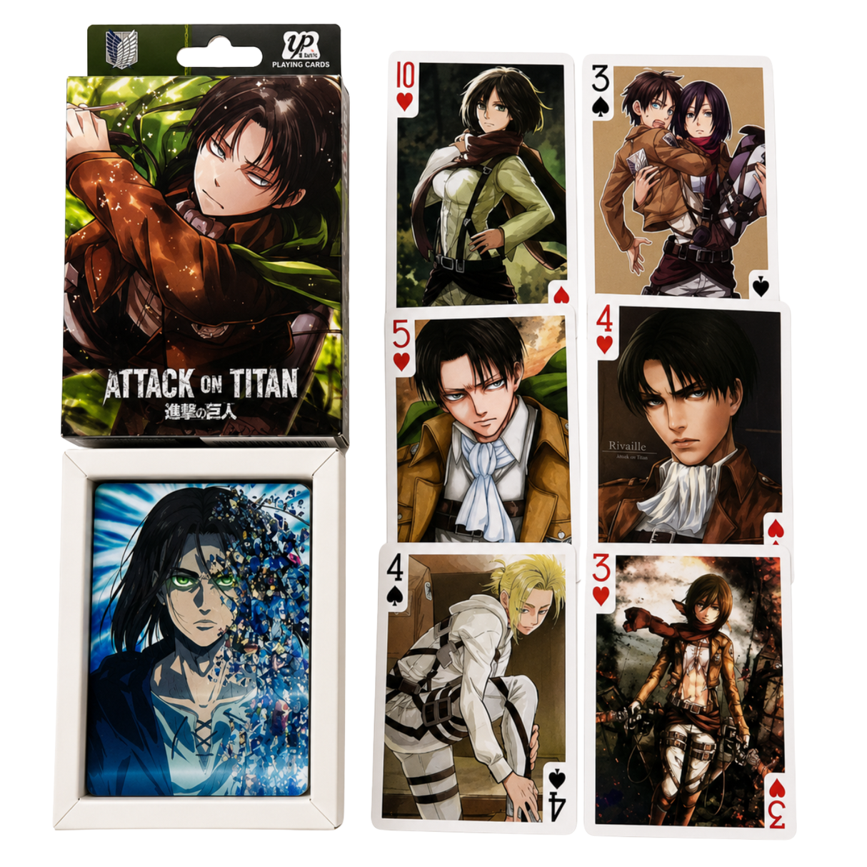 Naipes de Attack On Titan
