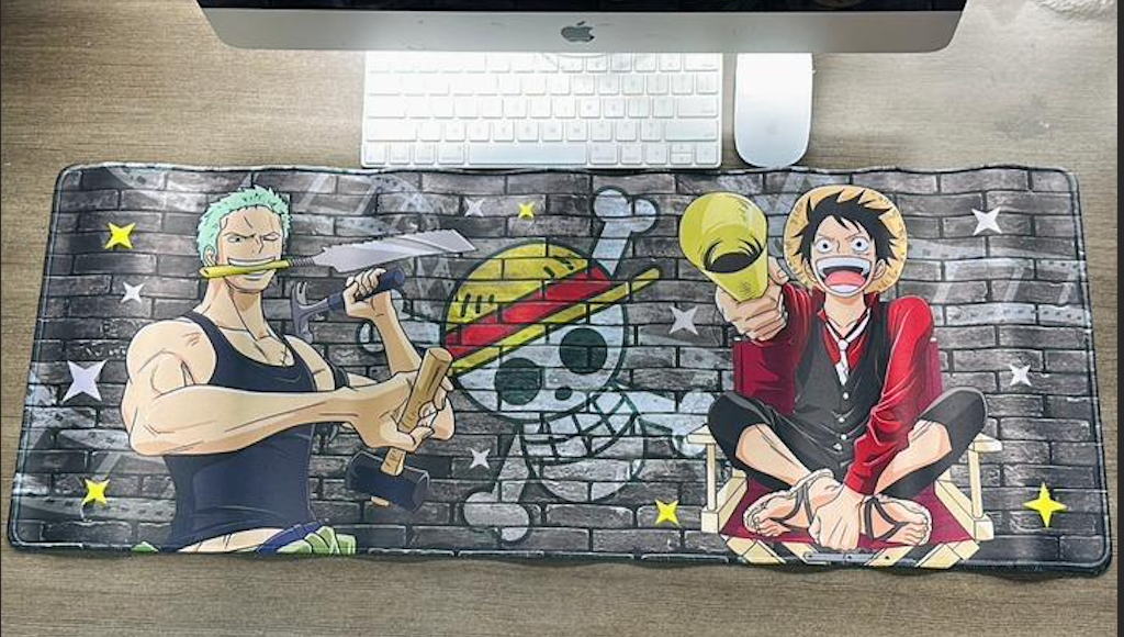 Mousepad Temático Alfombrilla PC Anime One Piece – Tamaño XL