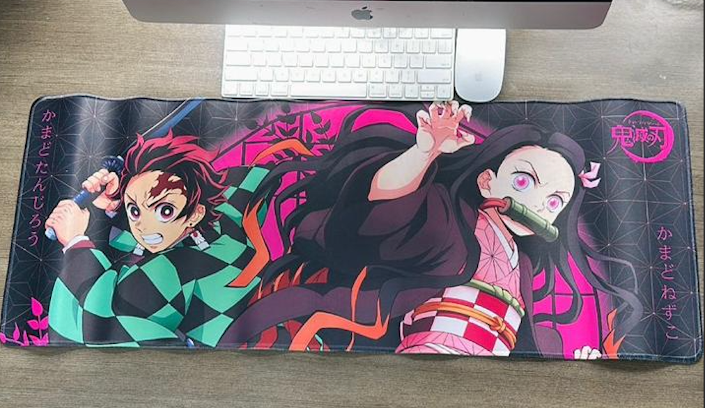 Mousepad Temático Alfombrilla PC Anime Demon Slayer – Tamaño XL