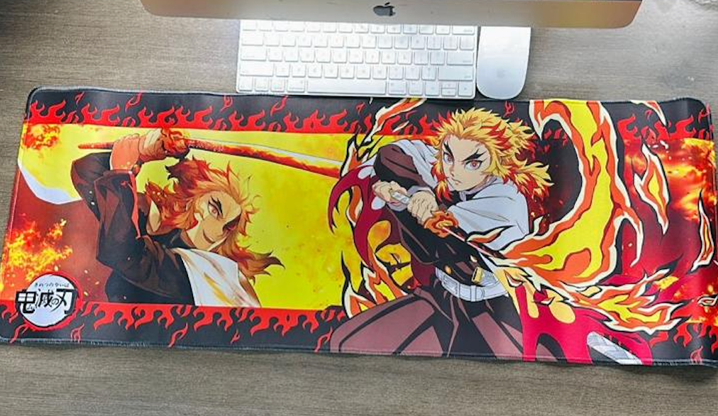 Mousepad Temático Alfombrilla PC Anime Demon Slayer – Tamaño XL