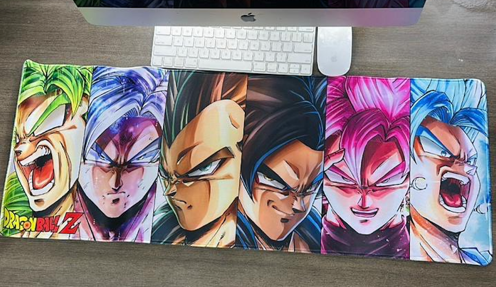 Mousepad Temático Alfombrilla PC Anime DBZ – Tamaño XL