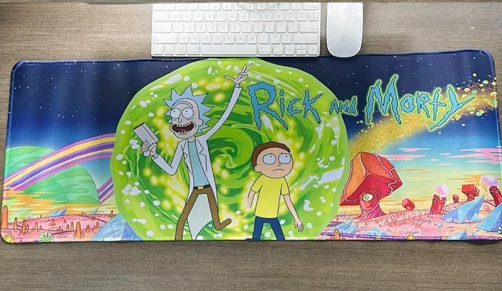 Mousepad Temático Alfombrilla PC Cartoons- Rick & Morty – Tamaño XL