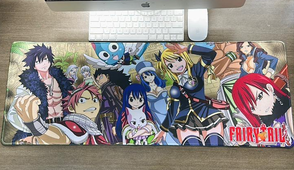 Mousepad Temático Alfombrilla PC Anime Fairy Tail  – Tamaño XL