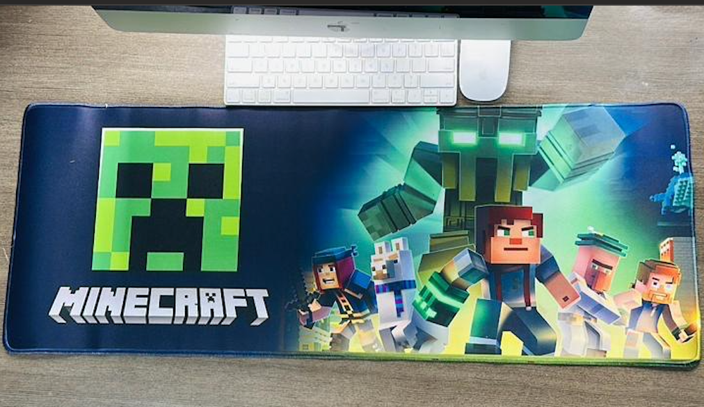 Mousepad Temático Alfombrilla PC-Gaming- Minecraft – Tamaño XL