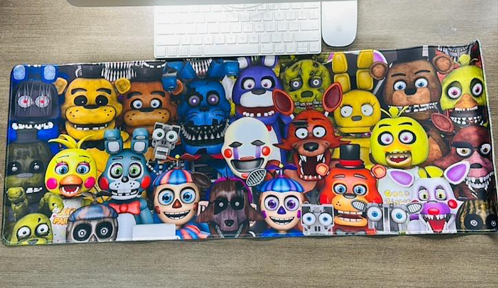 Mousepad Temático Alfombrilla PC-Gaming- Freddy Fazbears– Tamaño XL