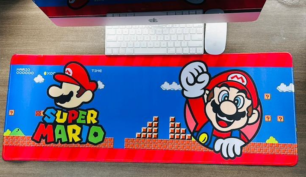 Mousepad Temático Alfombrilla PC-Gaming- Mario Bros– Tamaño XL