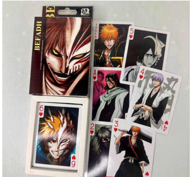 Naipes de Bleach (54 Cartas) – Baraja Anime Coleccionable Ideal para Regalo