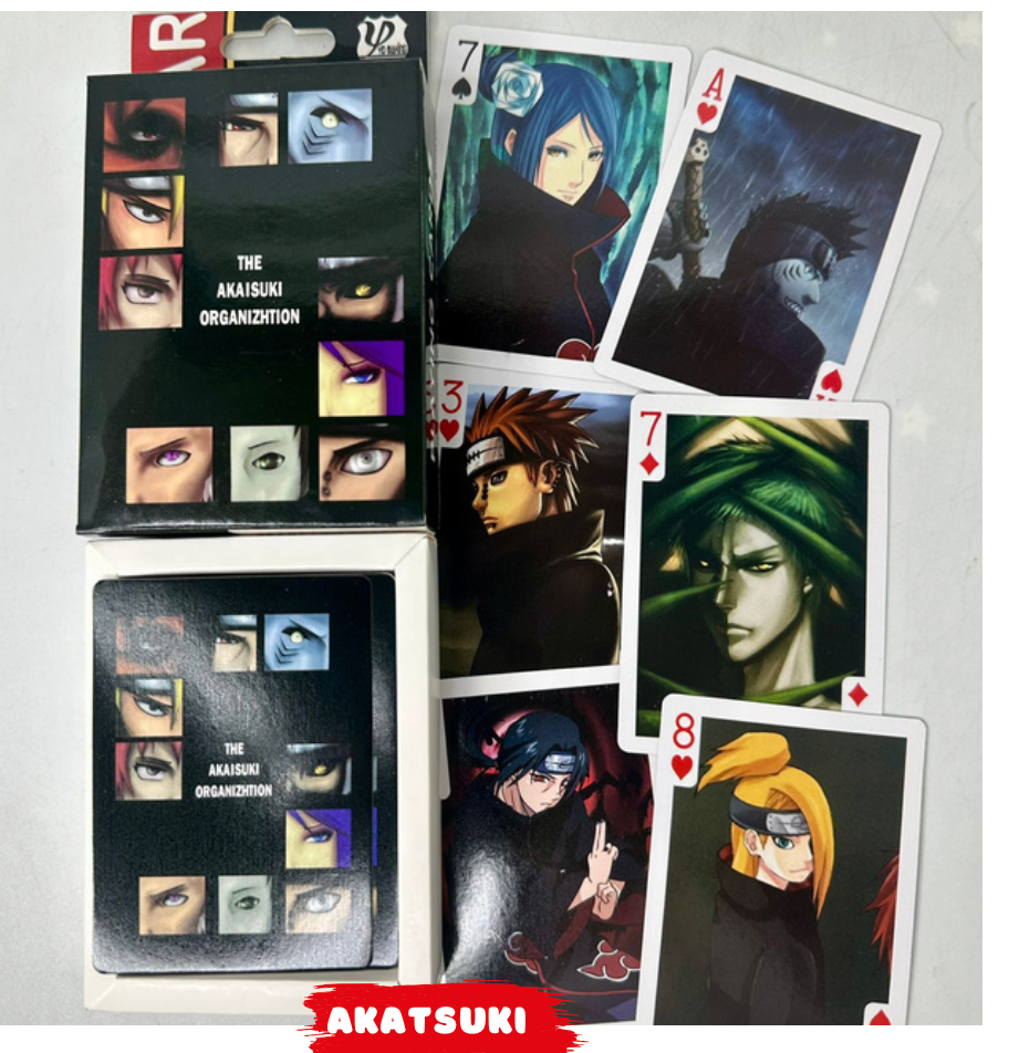 Naipes de Naruto (54 Cartas) – Baraja Anime Coleccionable Ideal para Regalo
