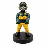 Soporte para Celular y Control Figura Coleccionable Ghost (20–23cm) – Organizador de Escritorio Gamer y Geek