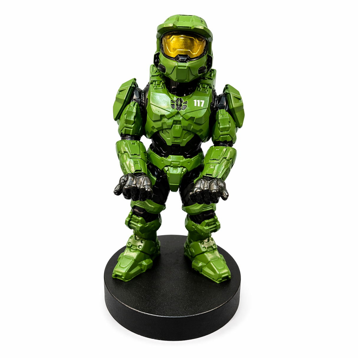 Soporte para Celular y Control Figura Coleccionable Master Chief (20–23cm) – Organizador de Escritorio Gamer y Geek