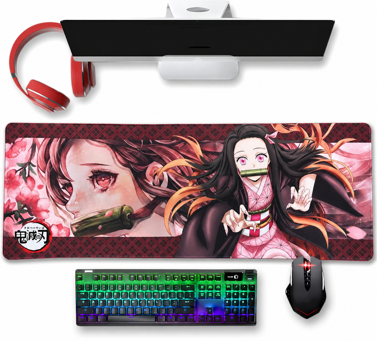 Mousepad Temático Gamer Nezuko – Tamaño XL