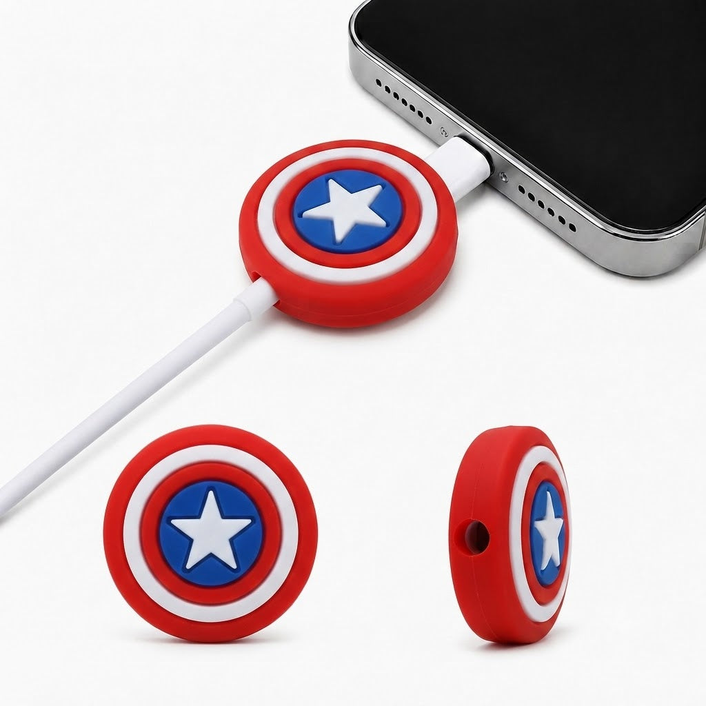 Cable Bite Capitan America – Protector para Cables