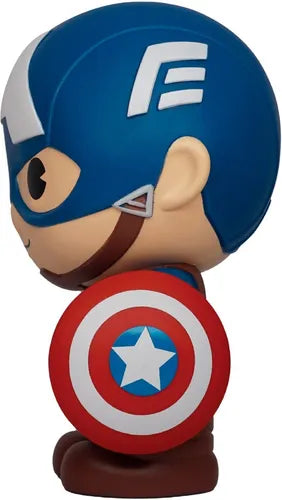Alcancía de Capitan America – Figura Super Héroe Decorativa para Ahorrar (9”)