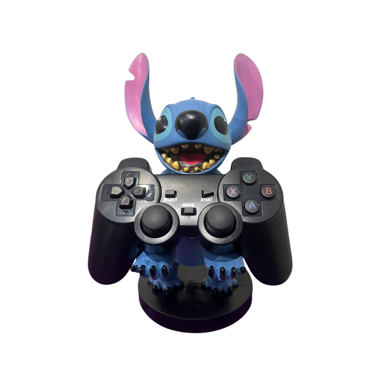 Soporte para Celular y Control Figura Coleccionable Stitch (20–23cm) – Organizador de Escritorio Gamer y Geek