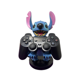 Soporte para Celular y Control Figura Coleccionable Stitch (20–23cm) – Organizador de Escritorio Gamer y Geek