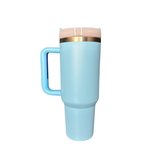 Vaso Térmico de Acero Inoxidable Mate Doble Tapa – Doble Pared 40oz