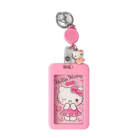 Portacarnet Retráctil Hello Kitty