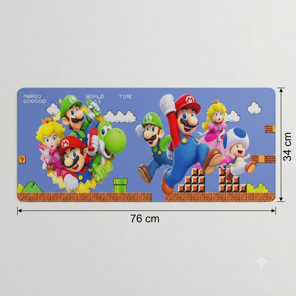 Mousepad de Escritorio Mario Bros