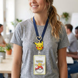 Portacarnet Transparente Pikachu