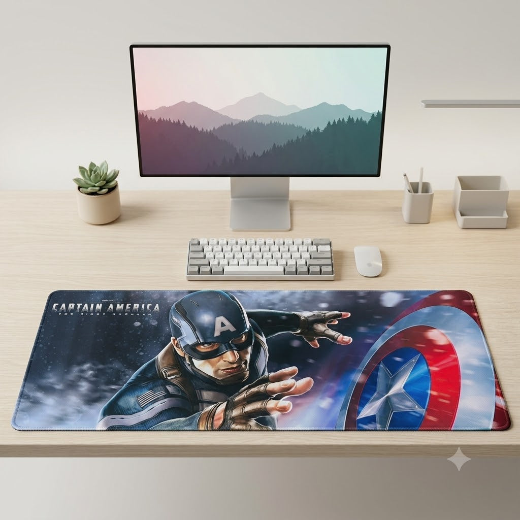 Mousepad de Escritorio Capitan America