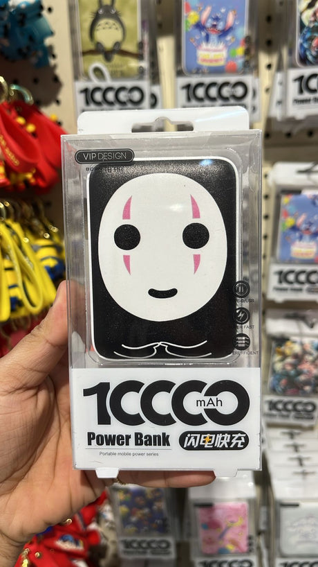 Power Bank Temático Kaonashi– Cargador Portátil 10,000 mAH, USB/Tipo-C