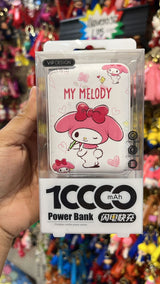 Power Bank Temático My Melody– Cargador Portátil 10,000 mAH, USB/Tipo-C