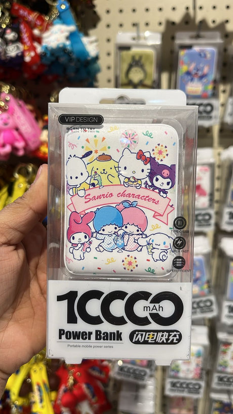 Power Bank Temático Sanrio– Cargador Portátil 10,000 mAH, USB/Tipo-C