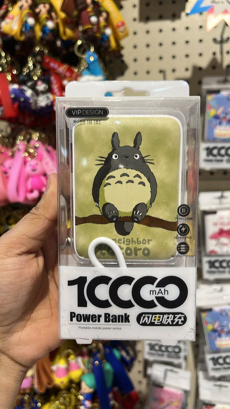 Power Bank Temático Totoro– Cargador Portátil 10,000 mAH, USB/Tipo-C