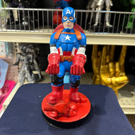 Soporte para Celular y Control Figura Coleccionable Capitan America (20–23cm) – Organizador de Escritorio Gamer y Geek