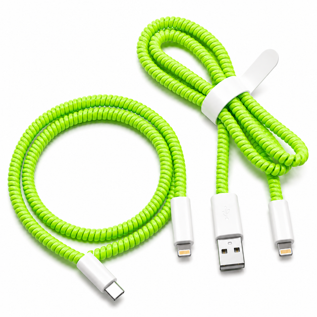 Cable Wrap Verdes- Protector para Cables