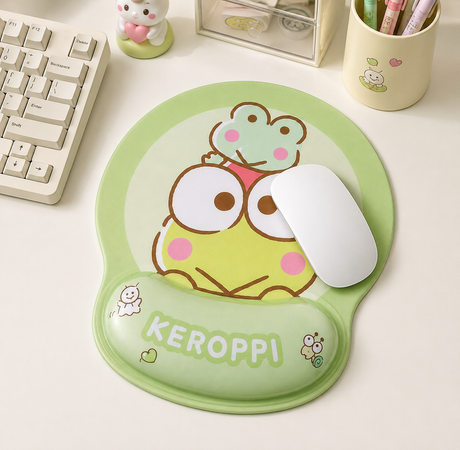 Mouse Pad Keroppi con Almohadilla