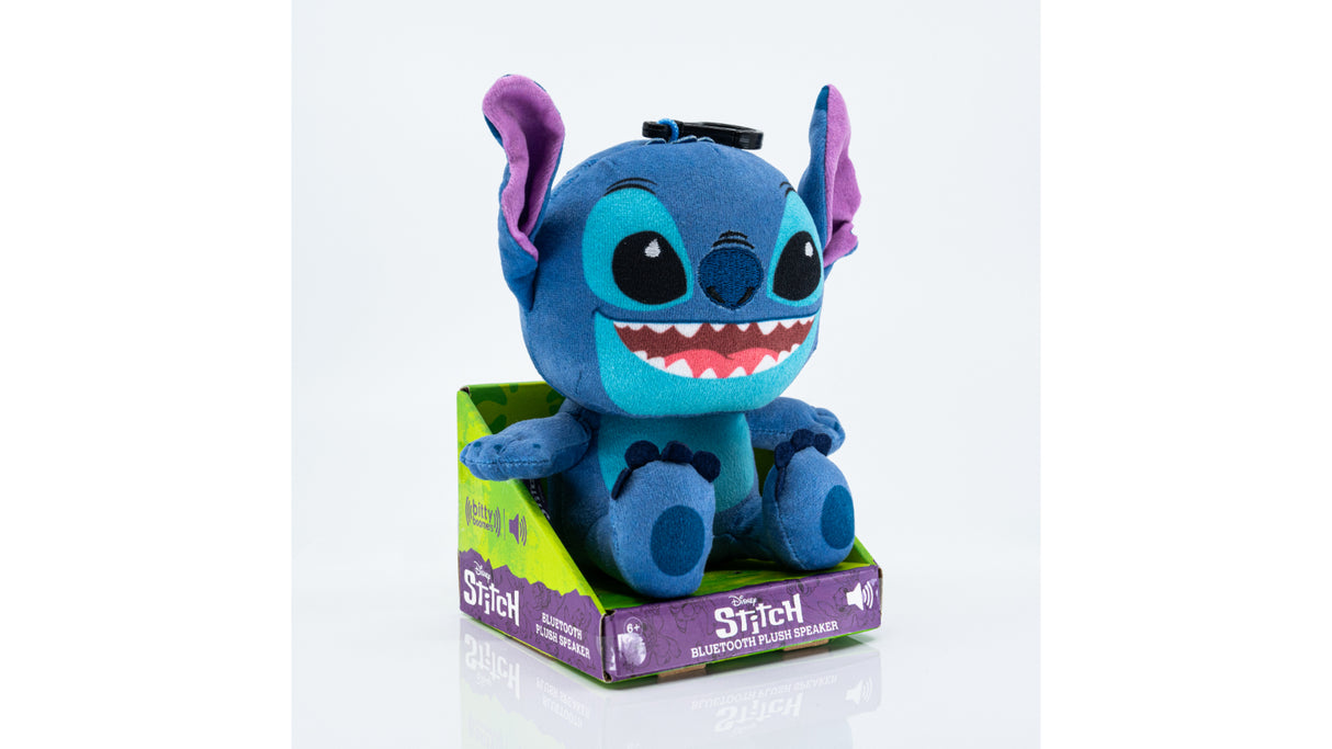 Parlante Bluetooth Temático de Felpa tipo Peluche Stitch- Bitty Boomers de 5.5 pulgadas