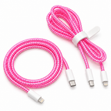 Cable Wrap Rosados - Protector para Cables