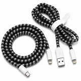 Cable Wrap Negros- Protector para Cables