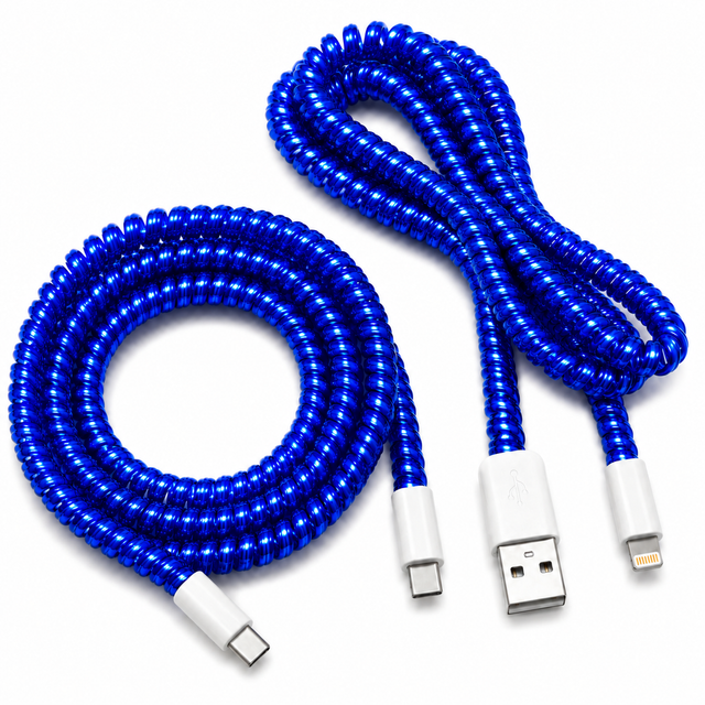 Cable Wrap Azules - Protector para Cables