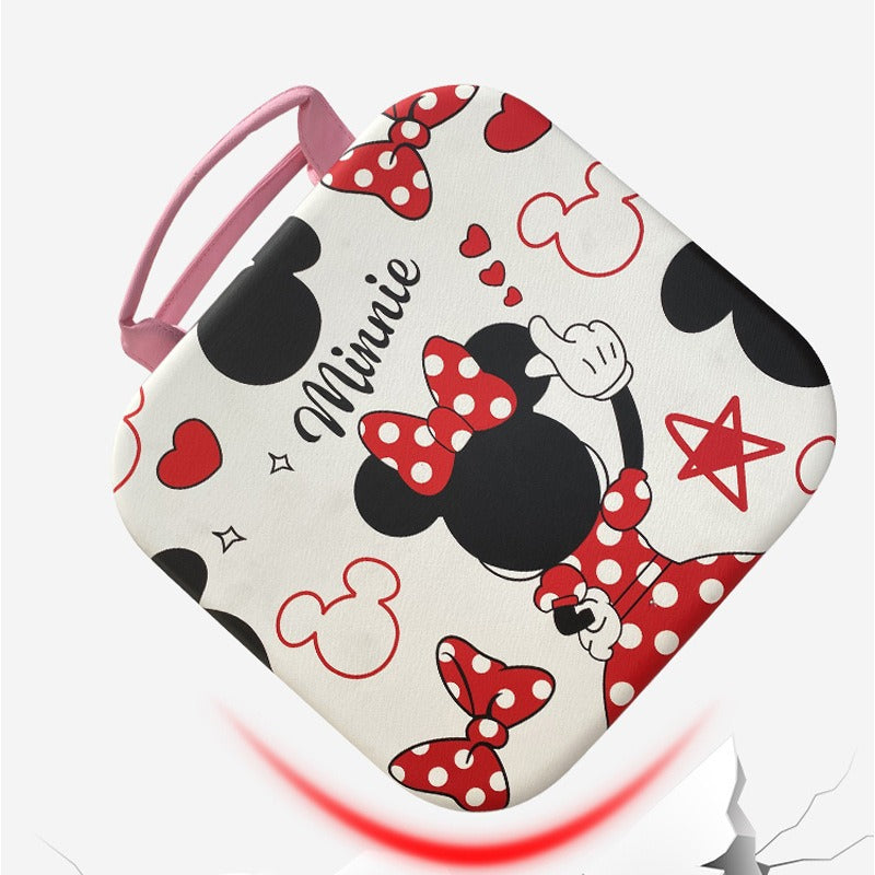 Estuche Cuadrado Minnie para Nintendo Switch – Protector Rígido con Compartimentos para Consola, Joy-Con, Cargador y Accesorios