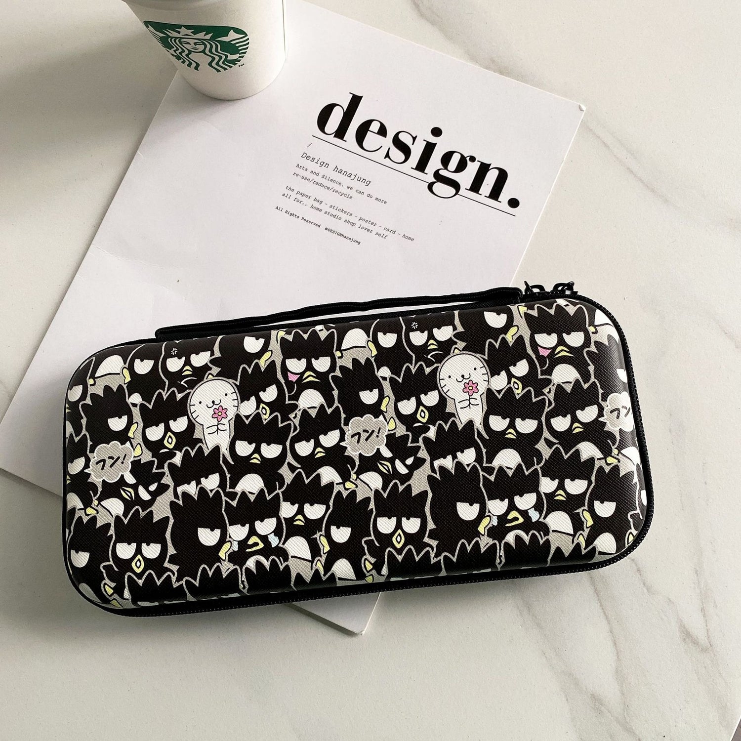 Estuche BadzMaru para Nintendo Switch, OLED y Switch Lite – Protector Rígido Antigolpes con Espacio para Juegos (26 x 12 x 4.9 cm)